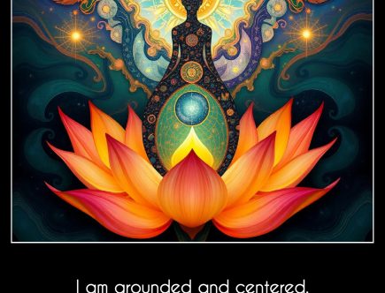 I am grounded and centered.