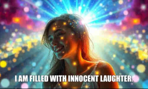 Psychic april 1 I am filled with innocent laughter.