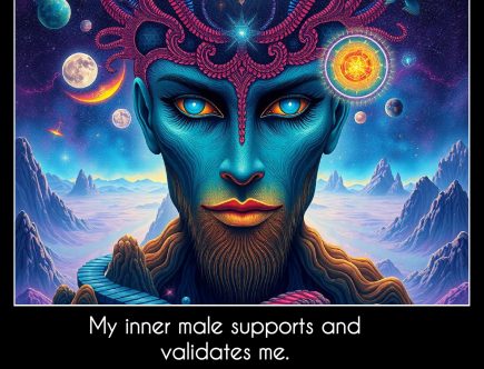 Psychic Affirmation for today: My inner male supports and validates me.