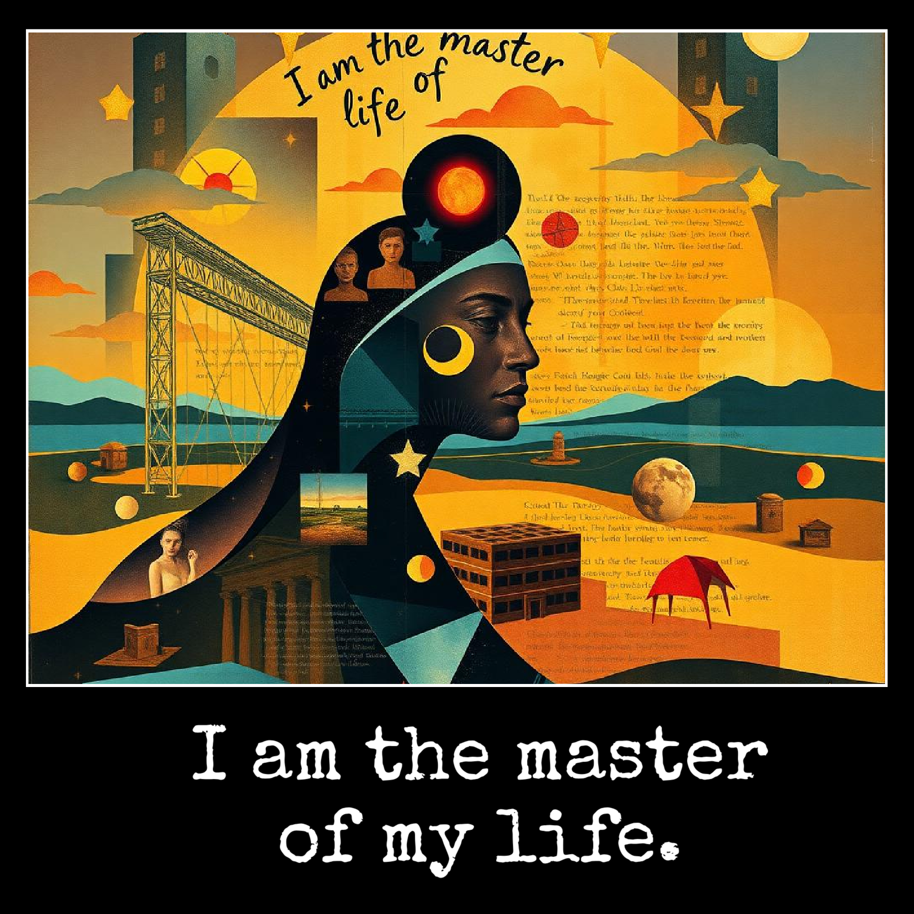 May 15 I am the master of my life.