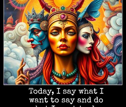 Psychic May 17 Today, I say what I want to say and do what I want to do.