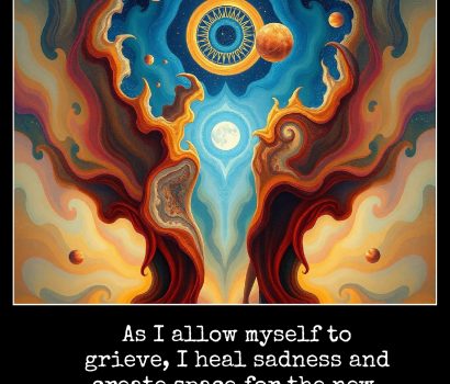 May 20 As I allow myself to grieve, I heal sadness and create space for the new.