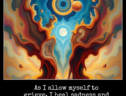 May 20 As I allow myself to grieve, I heal sadness and create space for the new.