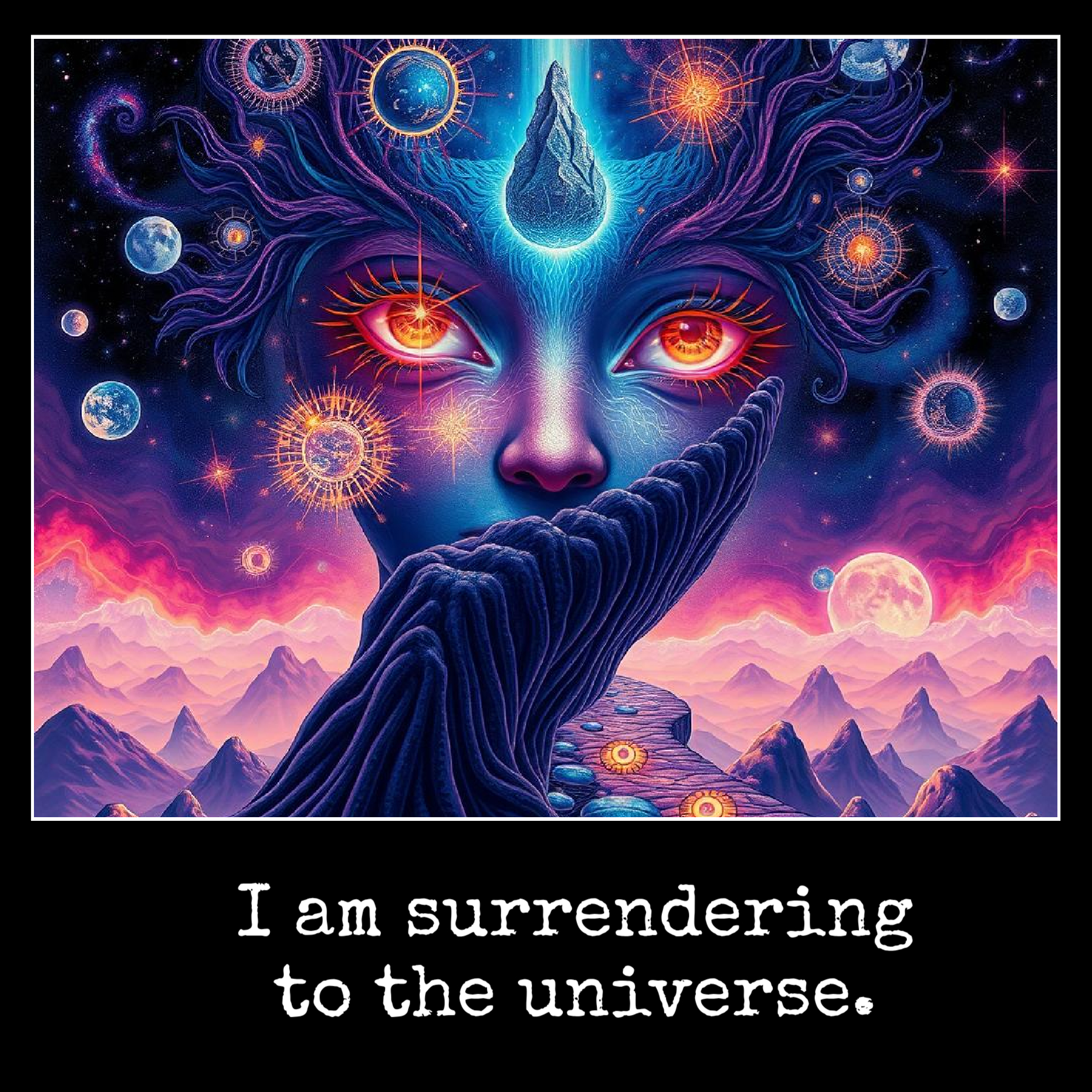 May 21 I am surrendering to the universe.