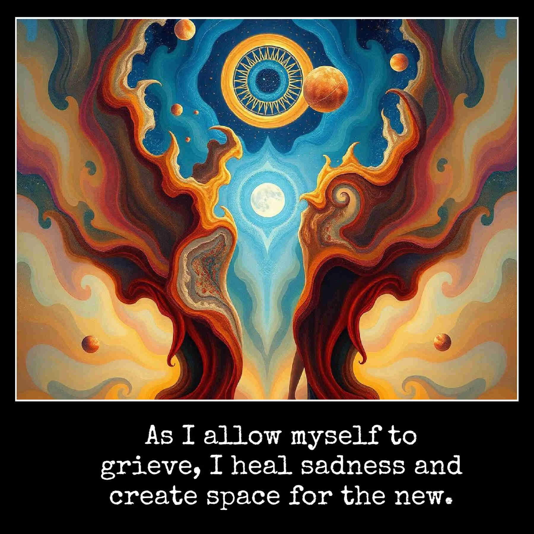 May 20 As I allow myself to grieve, I heal sadness and create space for the new.