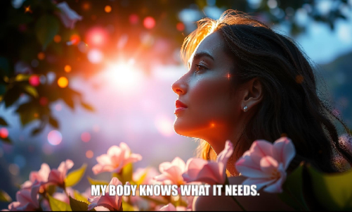 June 15 My body knows what it needs.