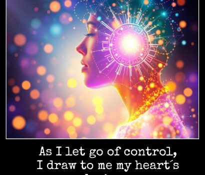 June 3 As I let go of control, I draw to me my heart´s desires.