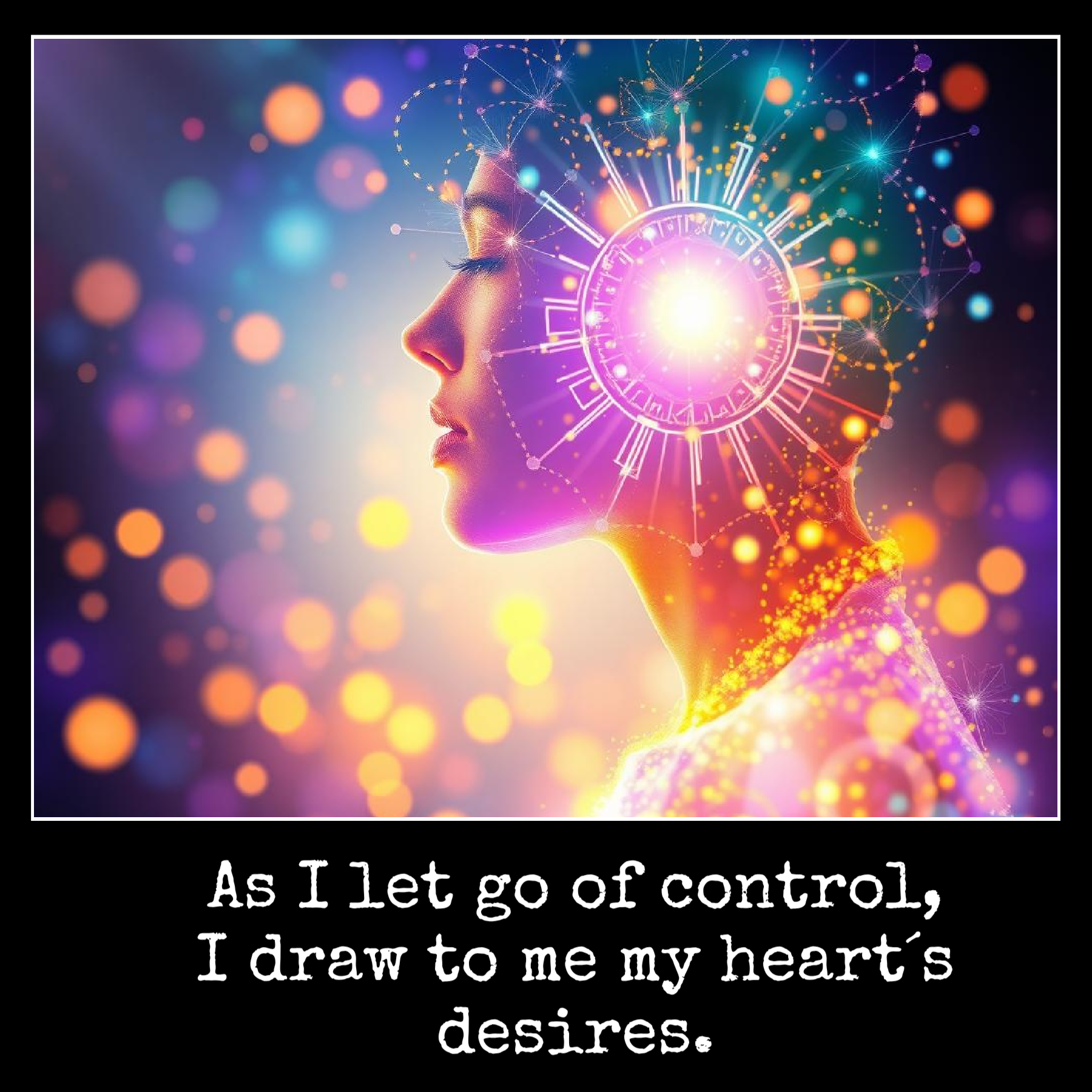 June 3 As I let go of control, I draw to me my heart´s desires.