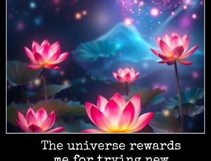 May 26 The universe rewards me for trying new things.