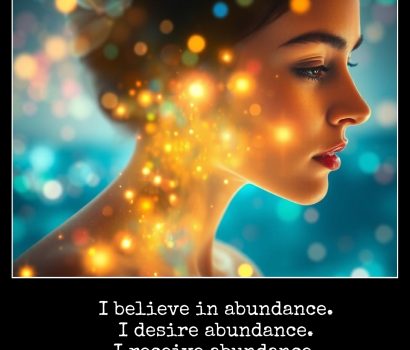 May 28 I believe in abundance. I desire abundance. I receive abundance.