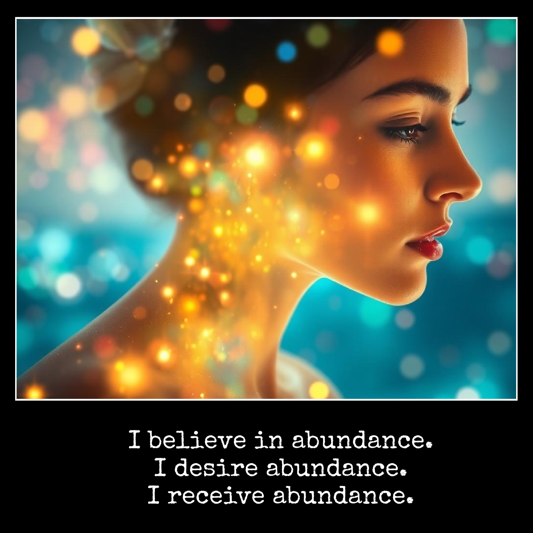 May 28 I believe in abundance. I desire abundance. I receive abundance.