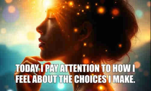 Psychic july 10 Today I pay attention to how I feel about the choices I make.