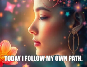 Psychic july 16 Today I follow my own path.