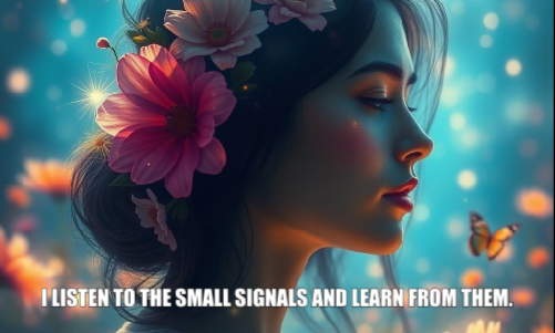 Psychic july 28 I listen to the small signals and learn from them.