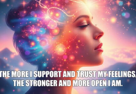 Psychic june 26 The more I support and trust my feelings, the stronger and more open I am.