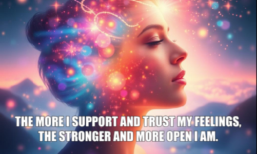 Psychic june 26 The more I support and trust my feelings, the stronger and more open I am.