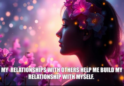 Psychic june18 My relationships with others help me build my relationships with myself.