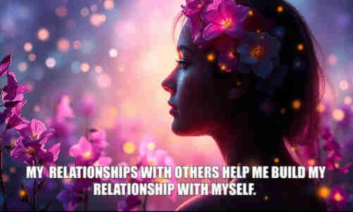 Psychic june18 My relationships with others help me build my relationships with myself.