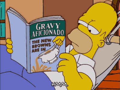 homer simpson aficionado gif