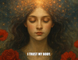 psychic november 5 Silhouette of a person with glowing, colorful particles around the head, symbolizing inner energy and life force.