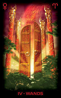 four of wands