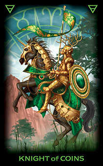 knight of coins