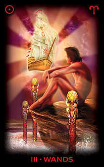 three of wands